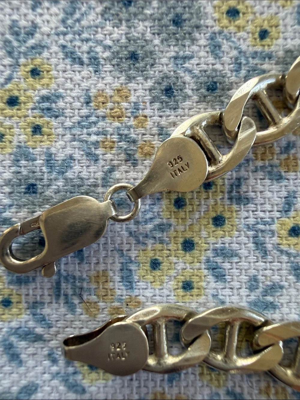 925 Italian Silver Cuban Style bracelet